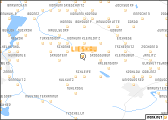 map of Lieskau