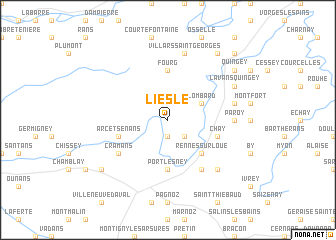 map of Liesle