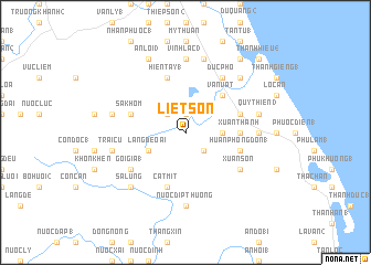 map of Liệt Sơn