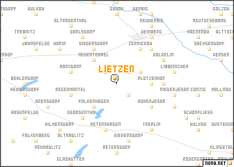 map of Lietzen