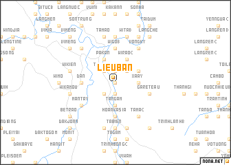 map of Liêu Bần