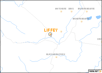 map of Liffey