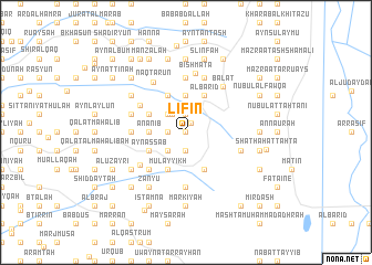map of Līfīn