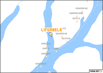 map of Lifumbela