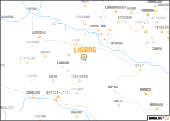 map of Ligang