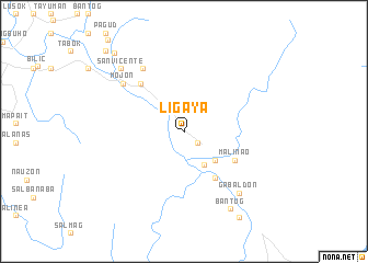 map of Ligaya