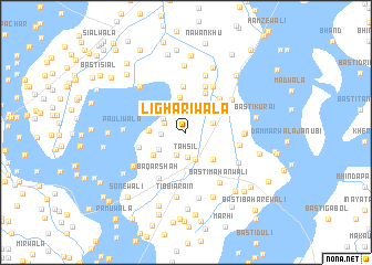 map of Lighārīwāla