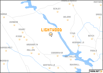 map of Lightwood