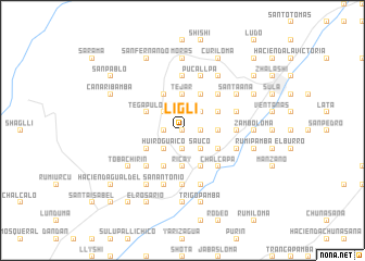 map of Ligli