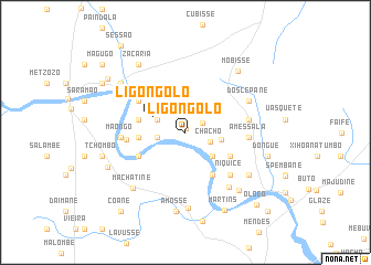 map of Ligongolo