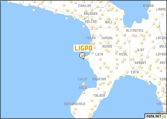 map of Ligpo