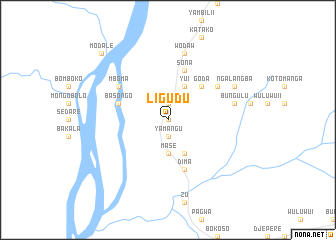 map of Ligudu