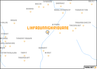 map of Lihfaoun nʼIghiriouane