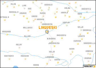 map of Lihuveski