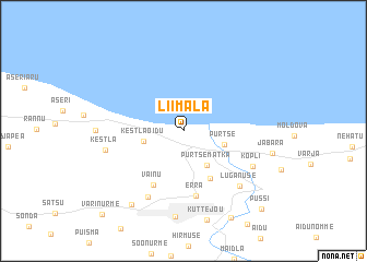 map of Liimala