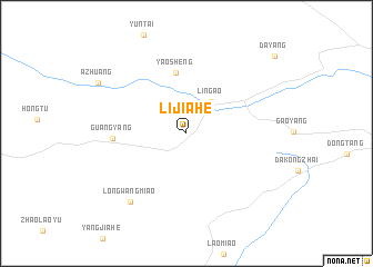map of Lijiahe