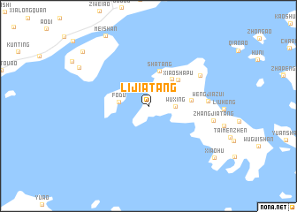 map of Lijiatang