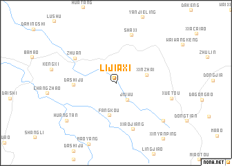 map of Lijiaxi