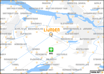 map of Lijnden