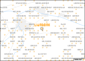 map of Lijndonk