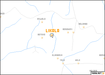 map of Likala