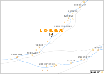 map of Likhachëvo