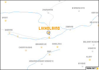 map of Likholaino