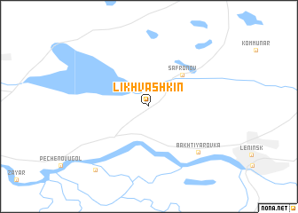 map of Likhvashkin