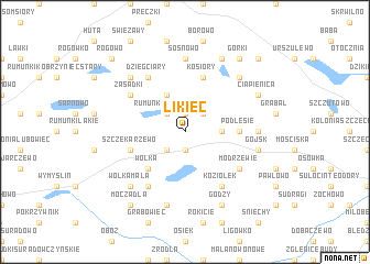 map of Likiec