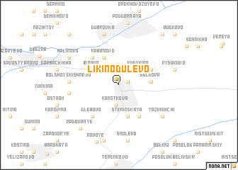 map of Likino-Dulevo