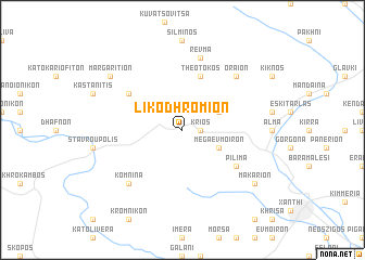 map of Likodhrómion