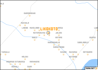map of Likokoto