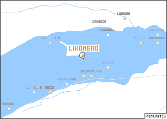 map of Likomeno