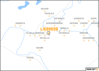 map of Likomeno