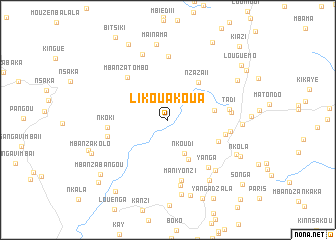 map of Likouakoua