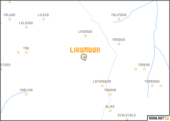 map of Likundu II