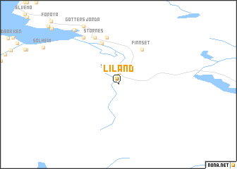 map of Liland