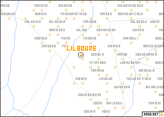 map of Lilbouré