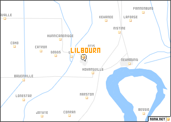 map of Lilbourn