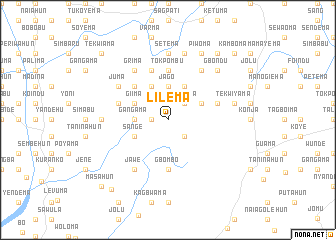 map of Lilema