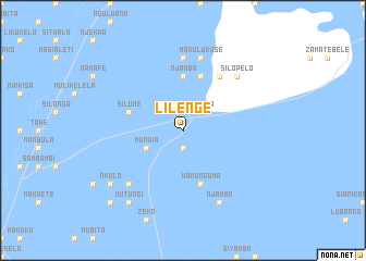 map of Lilenge