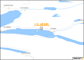 map of Liljedal