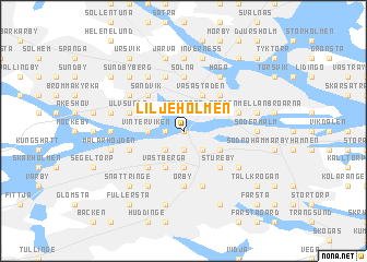 map of Liljeholmen