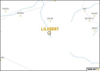 map of Lil Korat