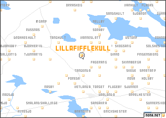 map of Lilla Fifflekull