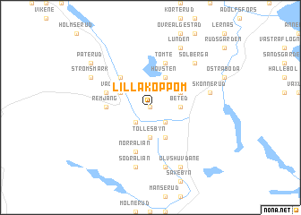 map of Lilla Koppom