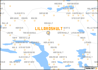 map of Lilla Moshult
