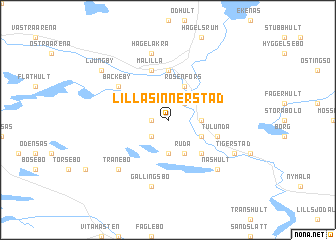 map of Lilla Sinnerstad