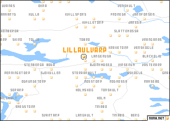 map of Lilla Ulvarp