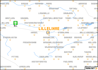 map of Lille Lihme